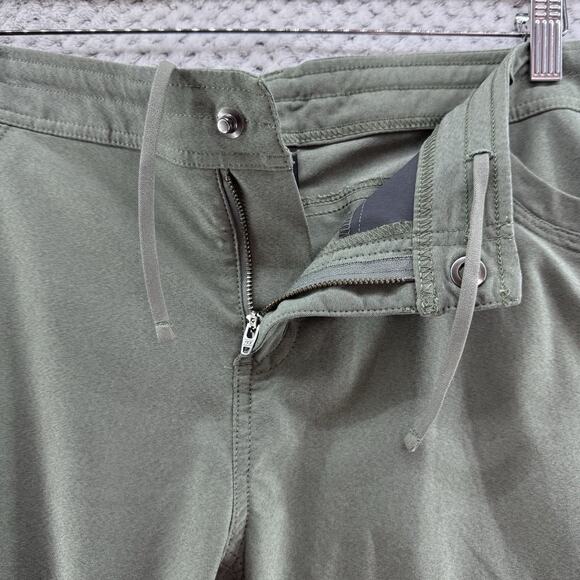 Kuhl Pants Women 16 Green Nylon Stretch Mid Rise Capri Rushed Leg Outdoor Hiking - Picture 6 of 16